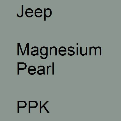 Jeep, Magnesium Pearl, PPK.